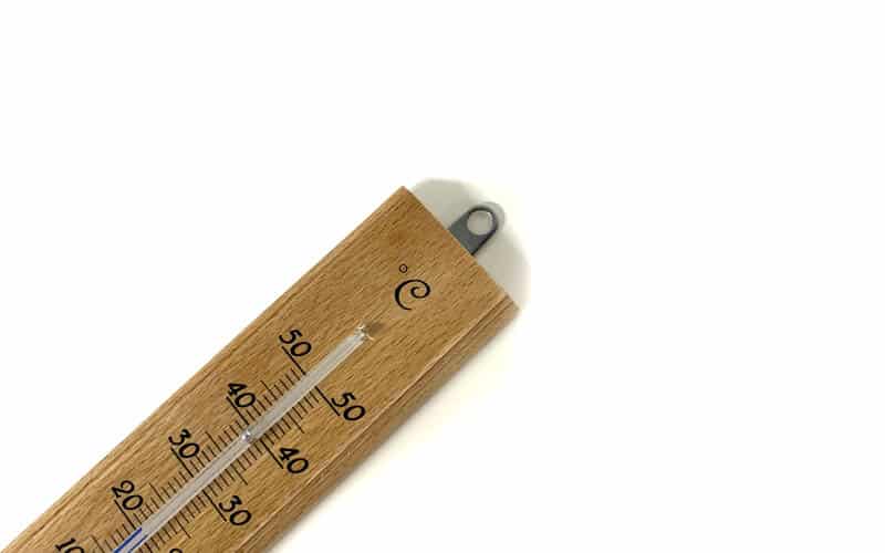 Thermometer celcius wood